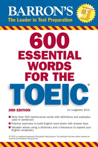 دانلود کتاب 600 Essential Words for the TOEIC, 3rd Edition