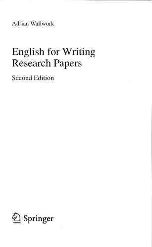 دانلود کتاب English for Writing Research Papers