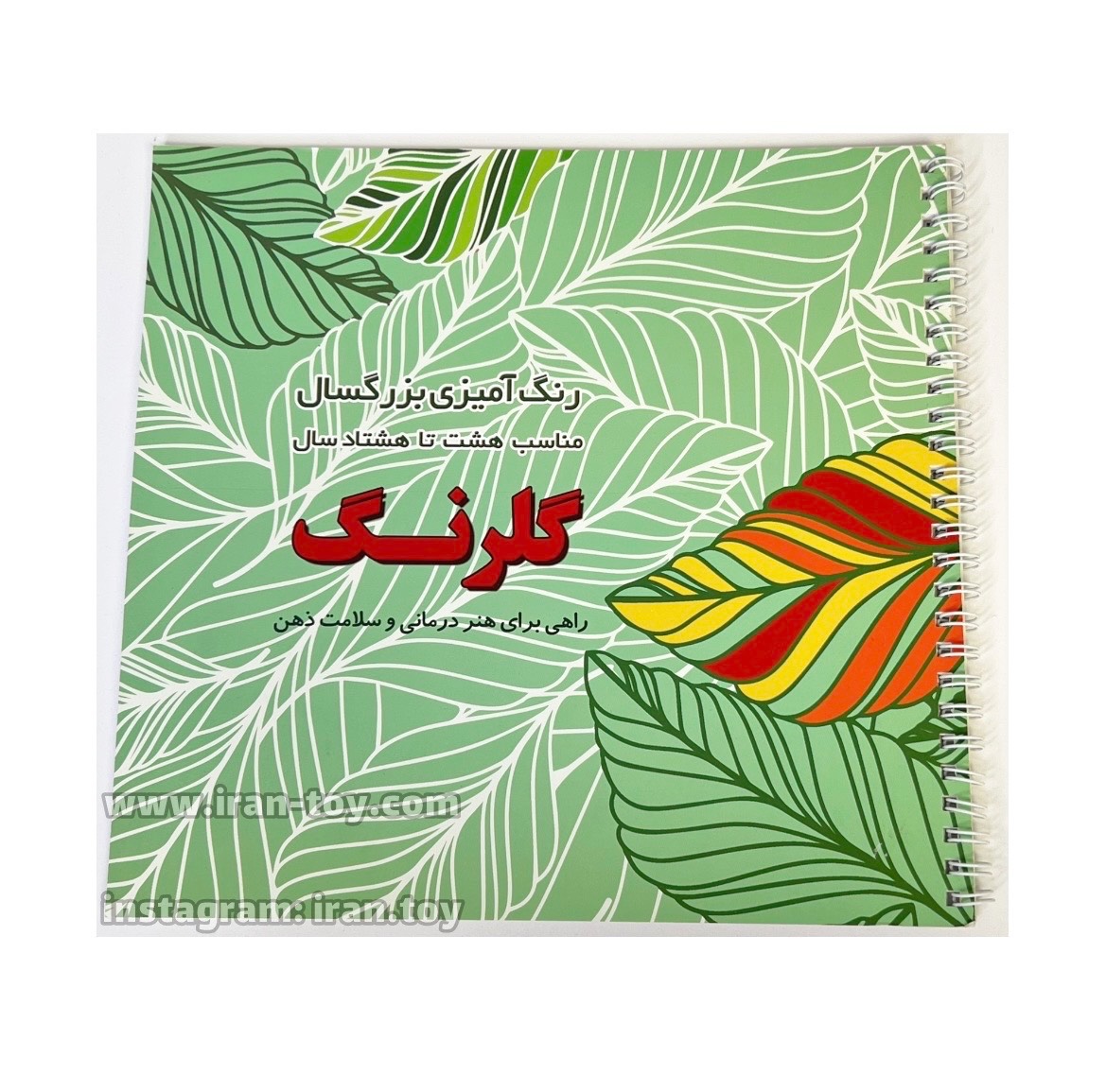 کتاب رنگ امیزی گلرنگ