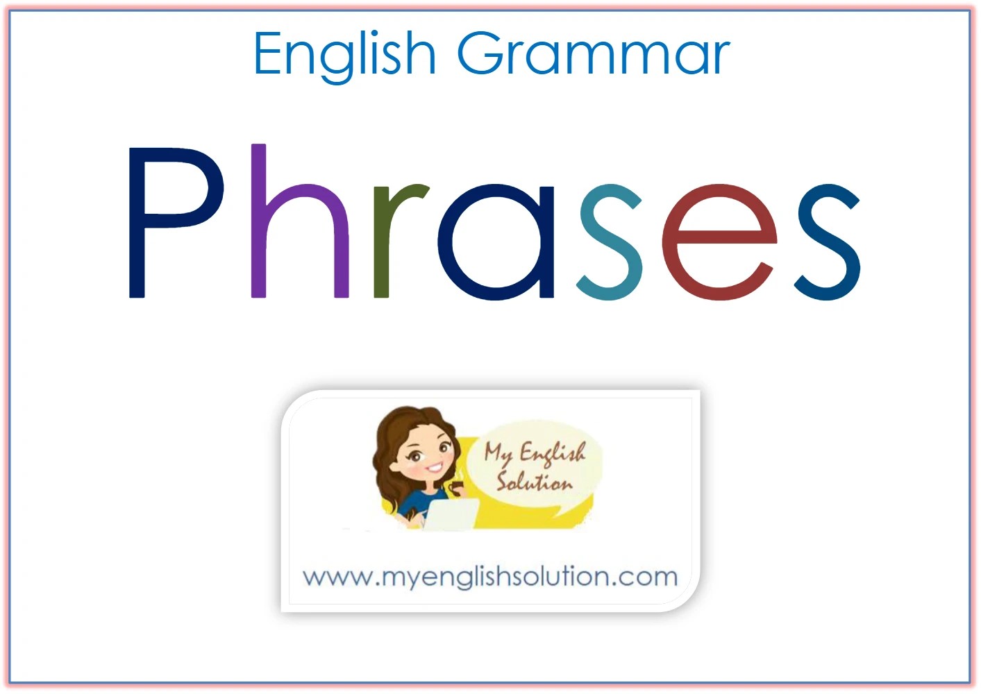 کتاب English Grammar Phrases (عبارات گرامر زبان انگلیسی) نسخه انگلیسی PDF