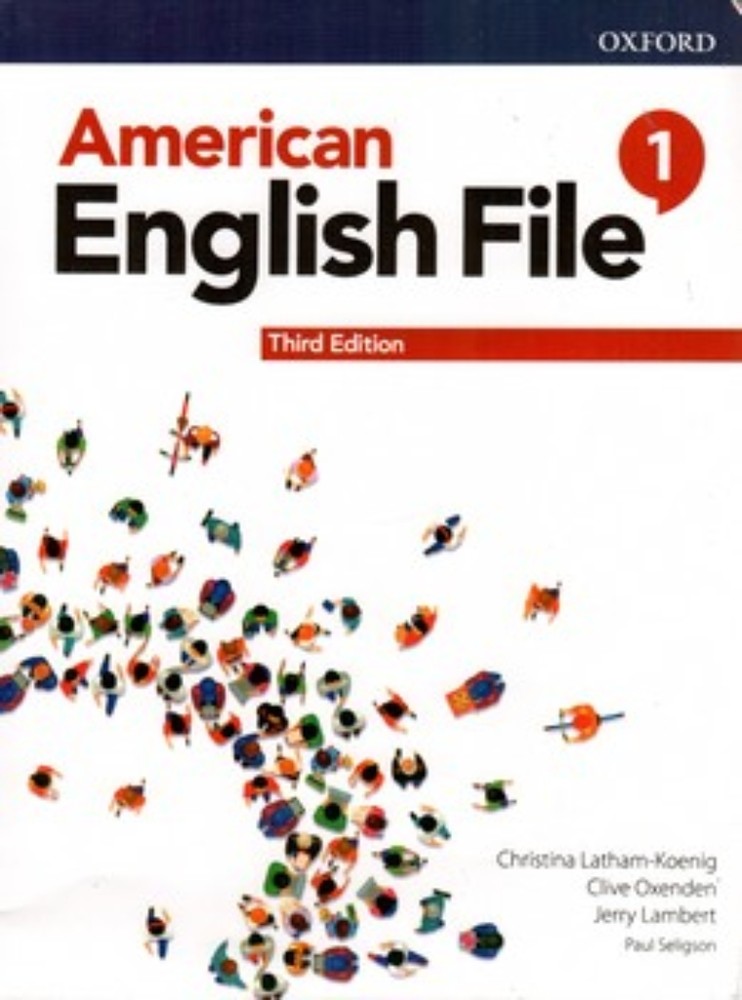 American English File 1 - sb + wb + CD + DVD (رحلی-شمیز)