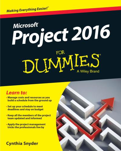 دانلود نسخه کامل کتاب Microsoft Project 2016 For Dummies