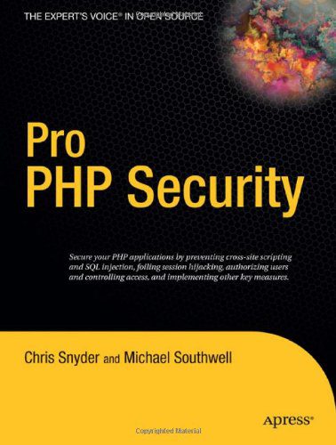 دانلود نسخه کامل کتاب Pro PHP Security