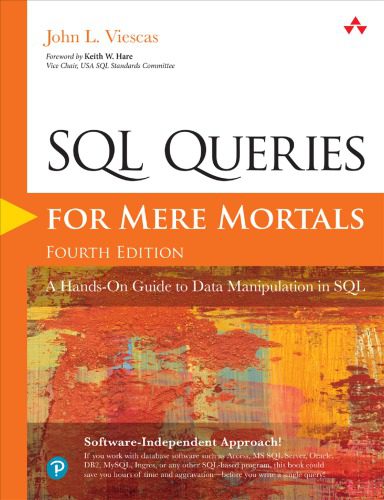 دانلود نسخه کامل کتاب SQL Queries for Mere Mortals: A Hands-On Guide to Data Manipulation in SQL