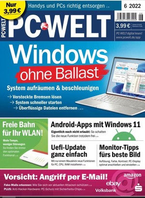 دانلود کتاب PC Welt 06-2022