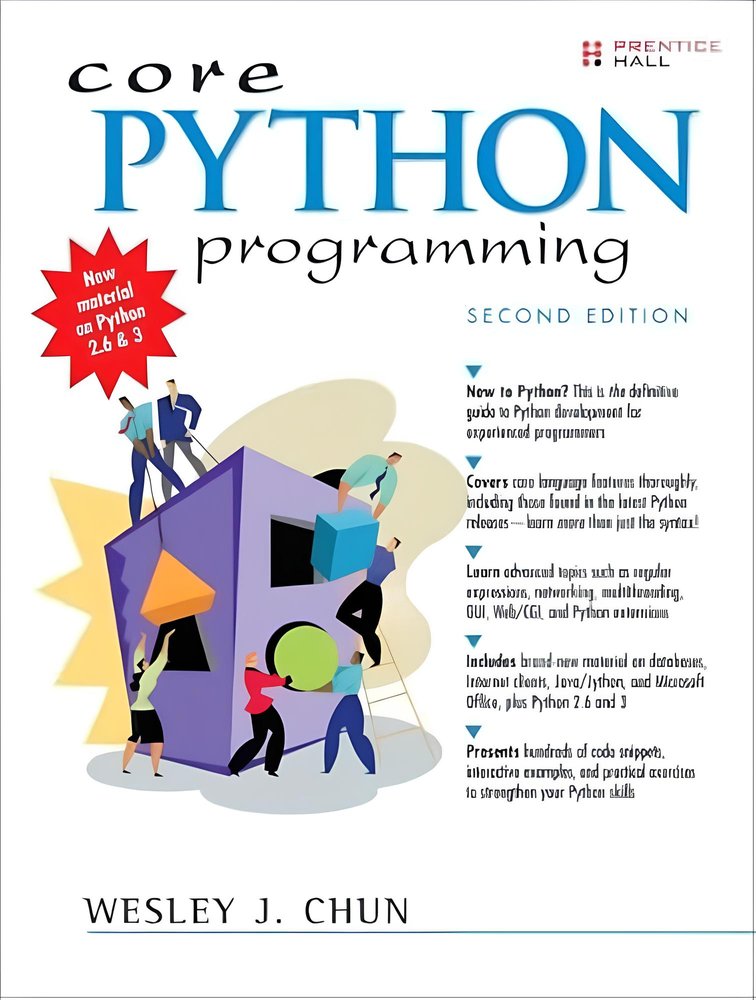 کتاب Core Python Programming (برنامه‌نویسی هسته پایتون) نسخه انگلیسی PDF | وسلی جی. چون