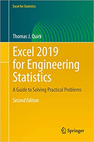 دانلود کتاب Excel 2019 For Engineering Statistics – A Guide To Solving Practical Problems, 2nd ed, 2020