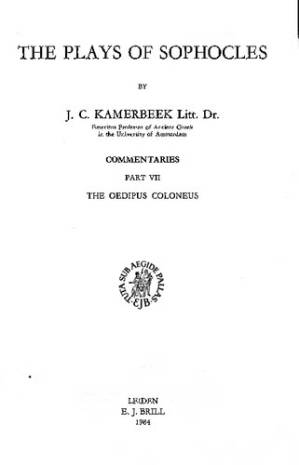 دانلود کتاب The Oedipus Coloneus