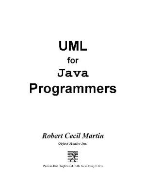 دانلود کتاب UML for Java Programmers