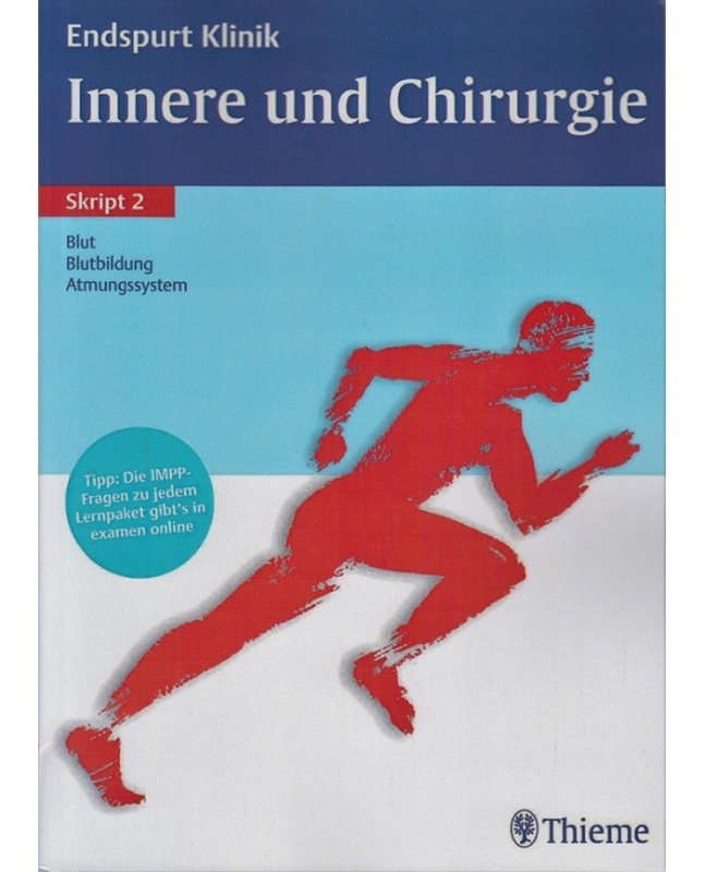 کتاب پزشکی آلمانی اندسپورت کلینیک اسکریپت (Endspurt Klinik Innere und Chirurgie (Skript 2