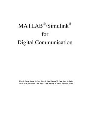دانلود کتاب MATLAB/Simulink for digital communication
