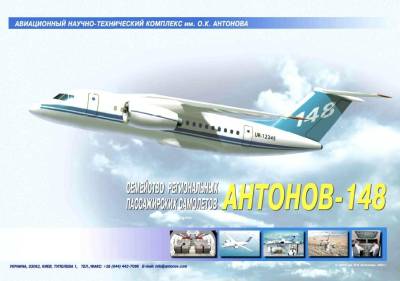دانلود کتاب Семейство региональных пассажирских самолетов АНТОНОВ-148 (Ан-148