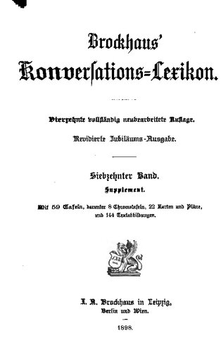 دانلود کتاب Brockhaus’ Konversations-Lexikon