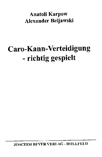 دانلود کتاب Caro-Kann Verteidigung