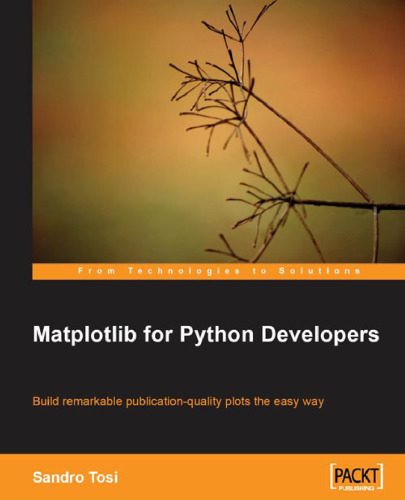 دانلود کتاب Matplotlib for Python Developers