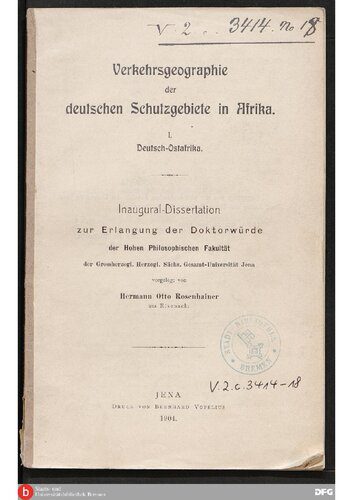 دانلود کتاب Deutsch-Ostafrika