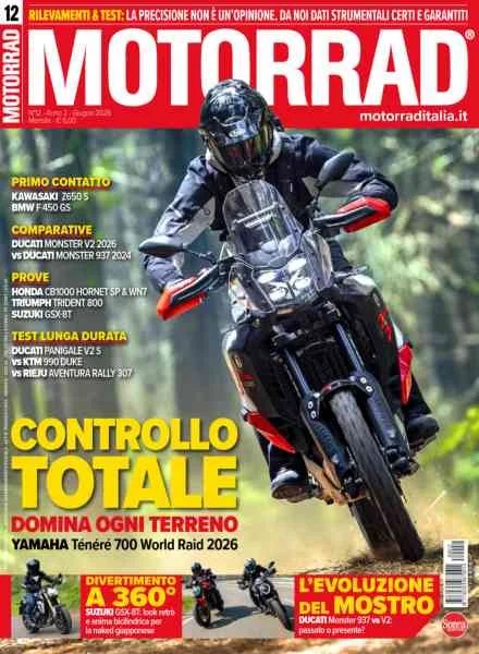 دانلود کتاب الکترونیکی Motociclismo Motorrad – Giugno 2026