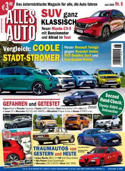 دانلود کتاب الکترونیکی Alles Auto – Juni 2026