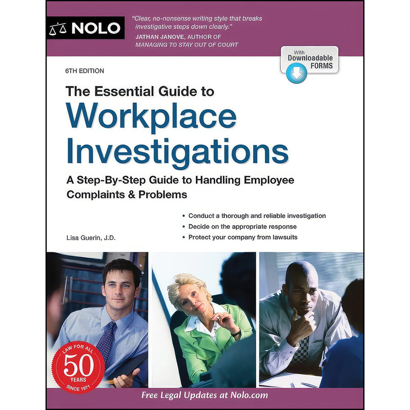 کتاب Essential Guide to Workplace Investigations, The اثر Lisa Guerin انتشارات NOLO