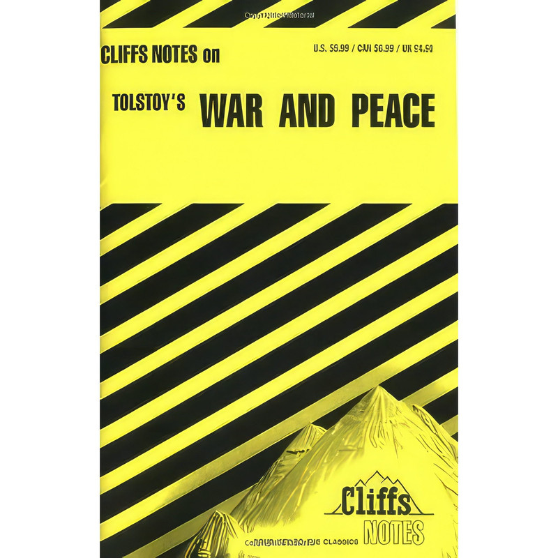 کتاب Tolstoys War and Peace اثر Marianne Sturman انتشارات Cliffs Notes