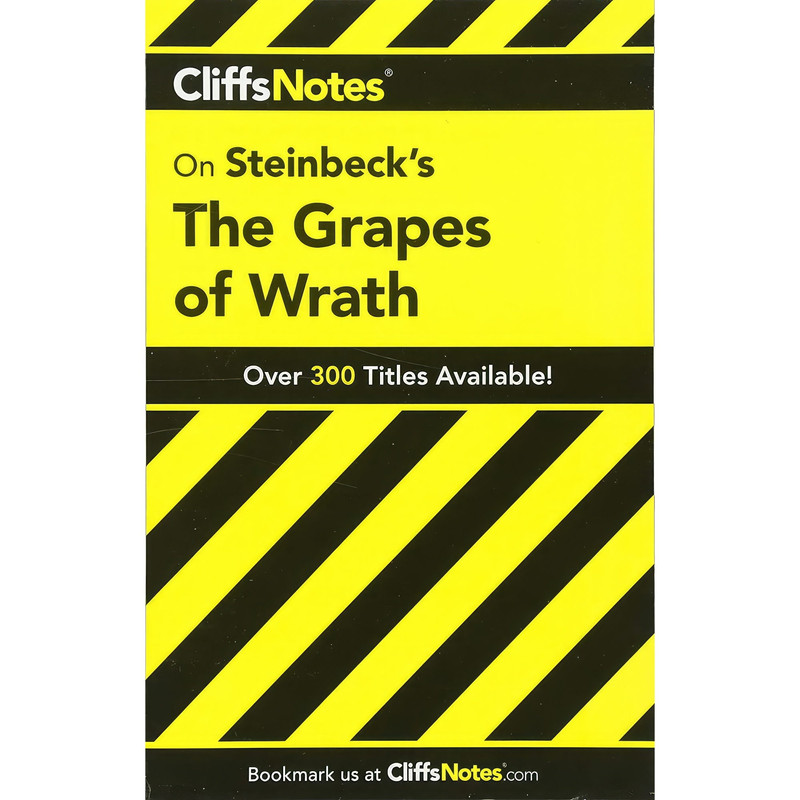 کتاب CliffsNotes on Steinbecks The Grapes of Wrath اثر Kelly M Vlcek انتشارات Cliffs Notes