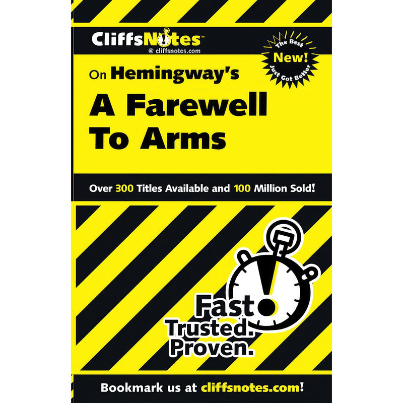 کتاب Hemingways a Farewell to Arms اثر MFA Adam Sexton انتشارات CliffsNotes