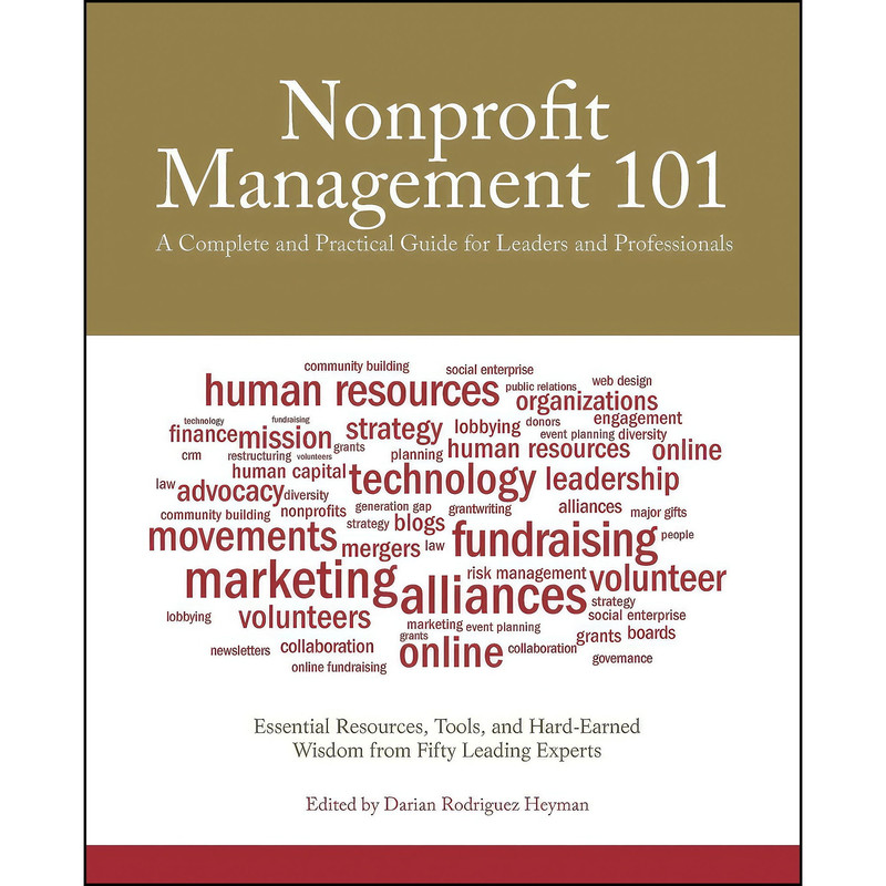 کتاب Nonprofit Management 101 اثر Darian Rodriguez Heyman انتشارات Jossey-Bass