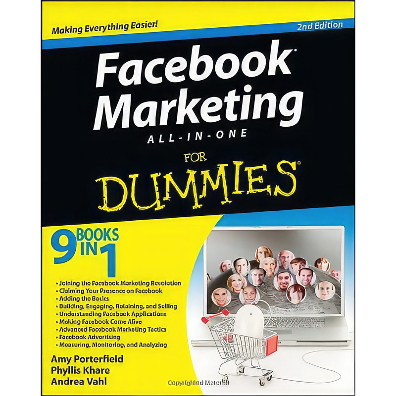 کتاب Facebook Marketing All-in-One For Dummies اثر جمعی از نویسندگان انتشارات For Dummies