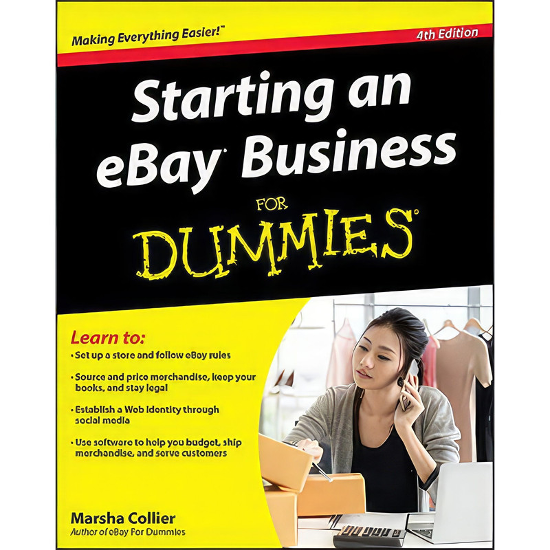 کتاب Starting an eBay Business For Dummies اثر Marsha Collier انتشارات For Dummies