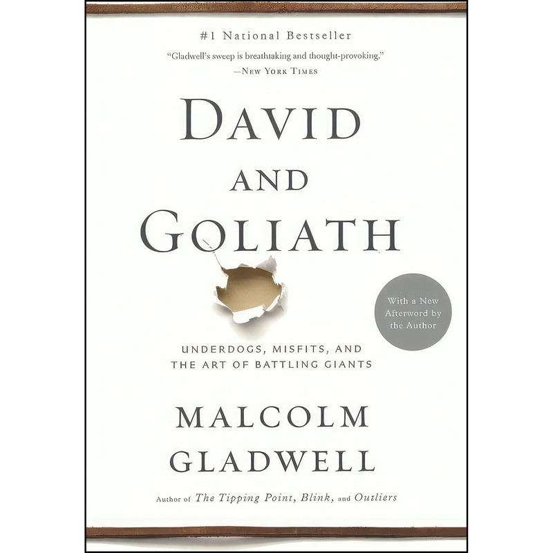 کتاب David And Goliath اثر Malcolm Gladwell انتشارات Turtleback Books
