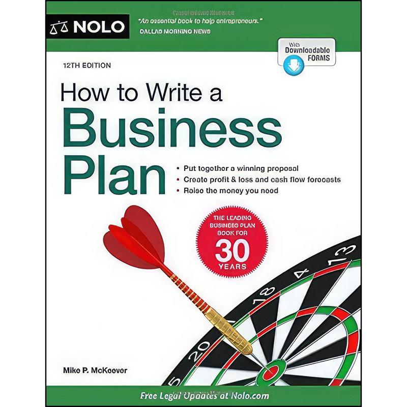 کتاب How to Write a Business Plan اثر Mike McKeever انتشارات NOLO