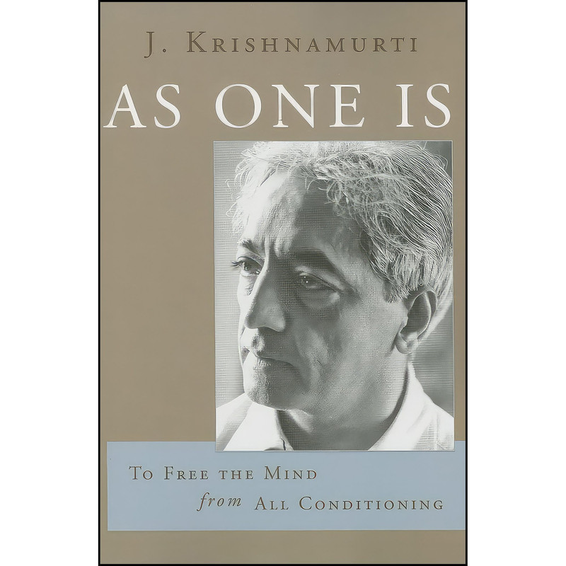 کتاب As One Is اثر J. Krishnamurti انتشارات Hohm Press
