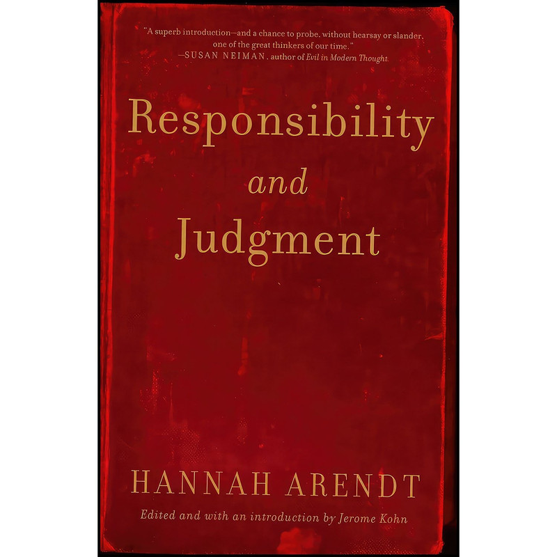 کتاب Responsibility and Judgment اثر Hannah Arendt انتشارات Schocken