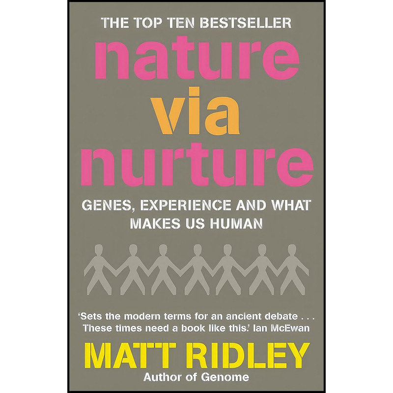 کتاب Nature Via Nurture  اثر Matt Ridley انتشارات Harperperennial
