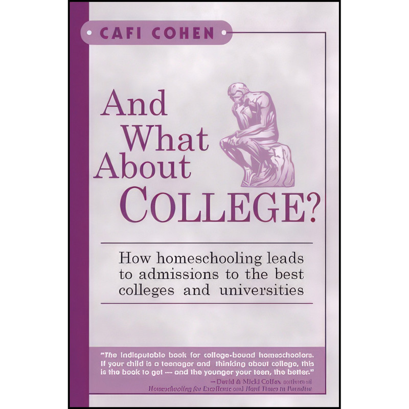 کتاب And What About College? اثر Cafi Cohen انتشارات Holt Associates