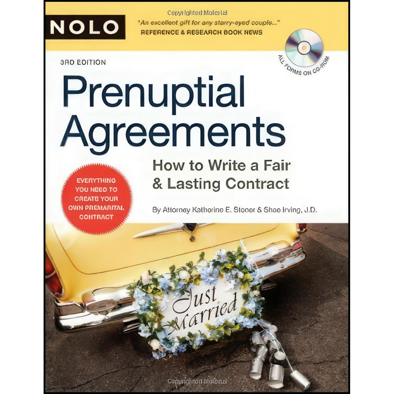 کتاب Prenuptial Agreements اثر Katherine Stoner Attorney-Mediator and Shae Irving J.D. انتشارات NOLO