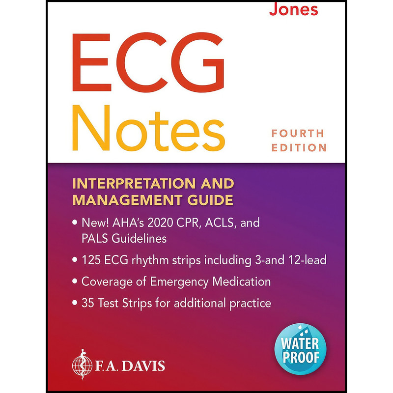 کتاب ECG Notes Interpretation and Management Guide اثر Shirley A. Jones انتشارات F.A. Davis Company