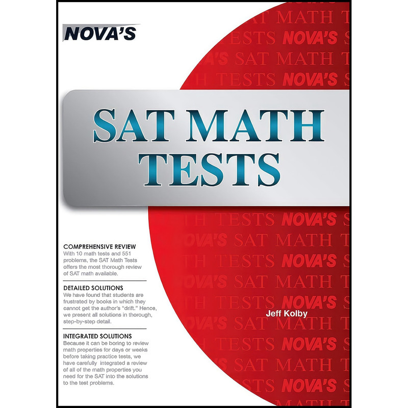 کتاب SAT Math Tests اثر Jeff Kolby انتشارات Nova Press