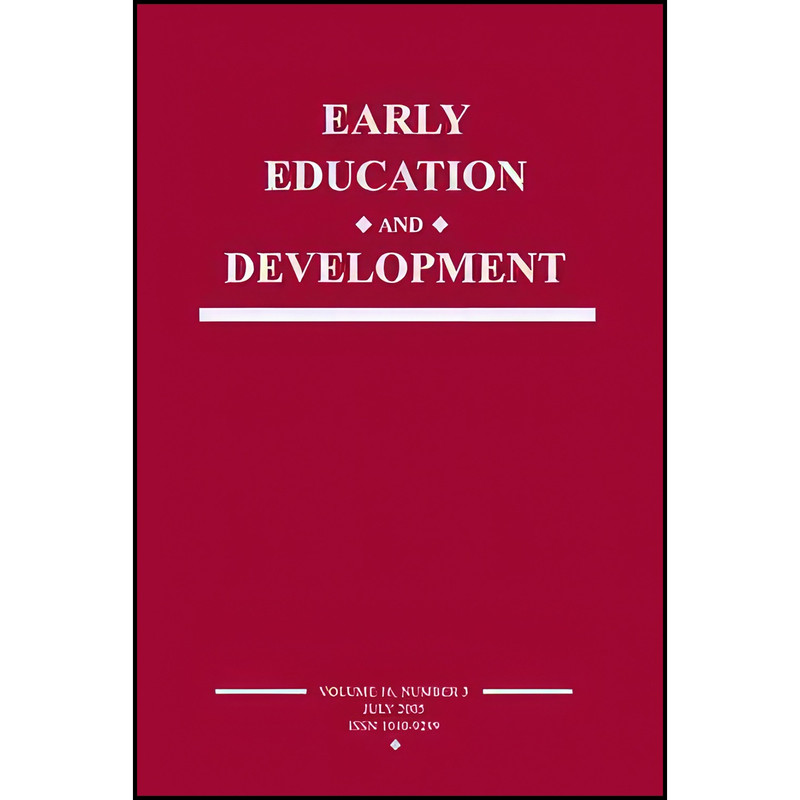 کتاب Early Education and Development اثر Susanne A. Denham انتشارات بله