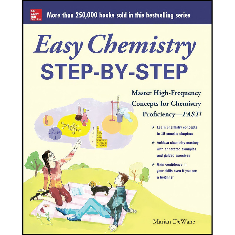 کتاب Easy Chemistry Step-by-Step  اثر Marian DeWane and Marian L. DeWane انتشارات McGraw Hill