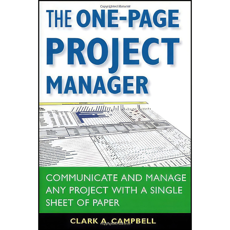 کتاب The One-Page Project Manager اثر Clark A. Campbell انتشارات Wiley