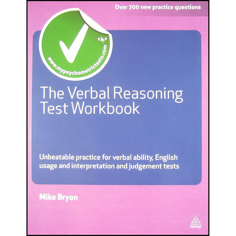 کتاب The Verbal Reasoning Test Workbook اثر Mike Bryon انتشارات Kogan Page