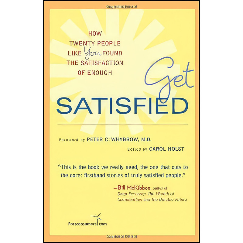 کتاب Get Satisfied اثر Carol Holst and Peter C. Whybrow انتشارات Easton Studio Press