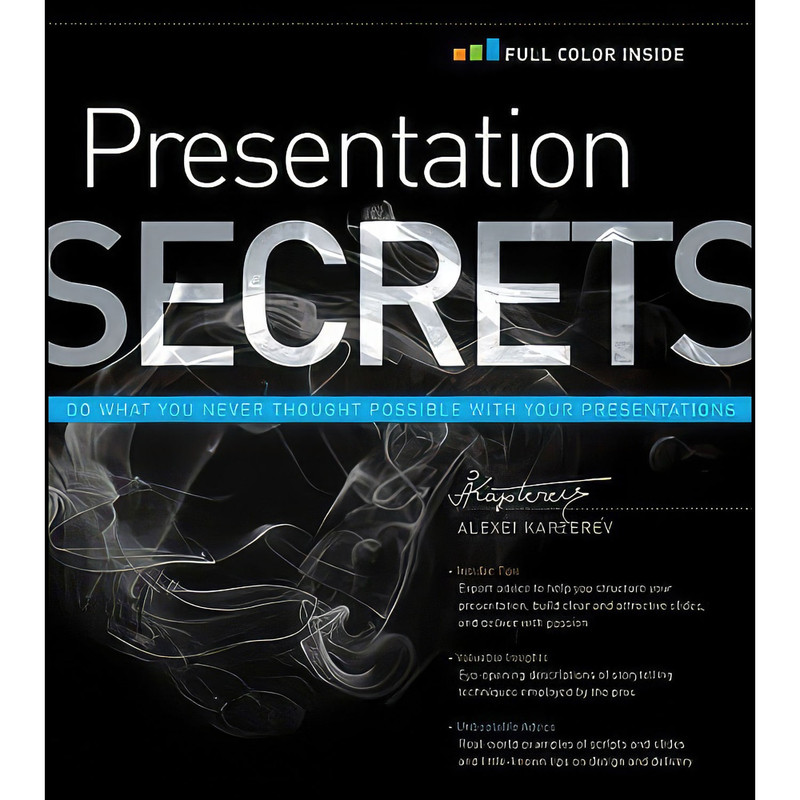 کتاب Presentation Secrets اثر Alexei Kapterev انتشارات Wiley