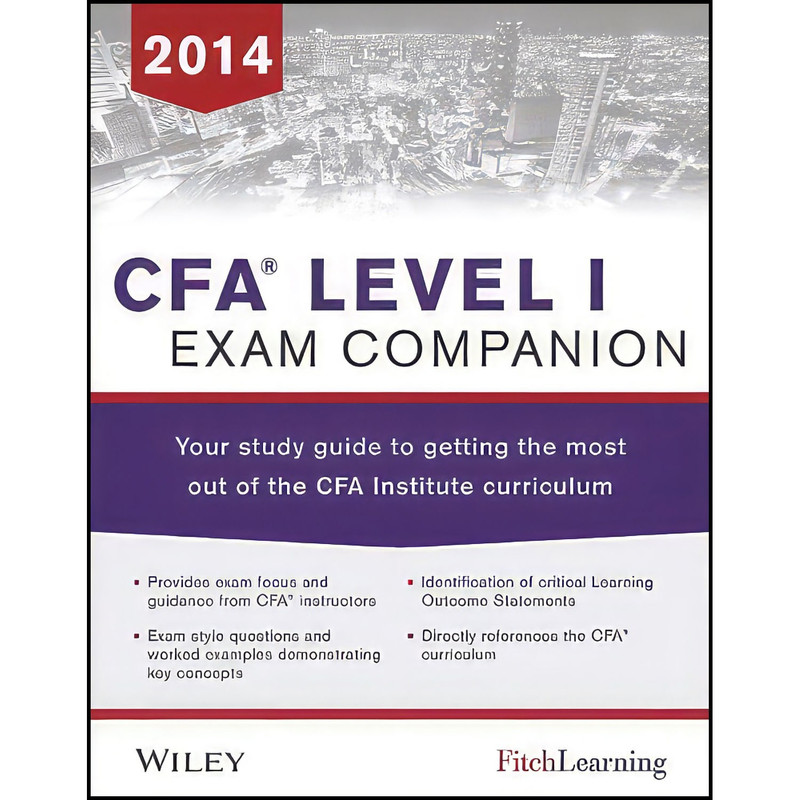 کتاب CFA level I Exam Companion اثر Fitch Learning انتشارات Wiley