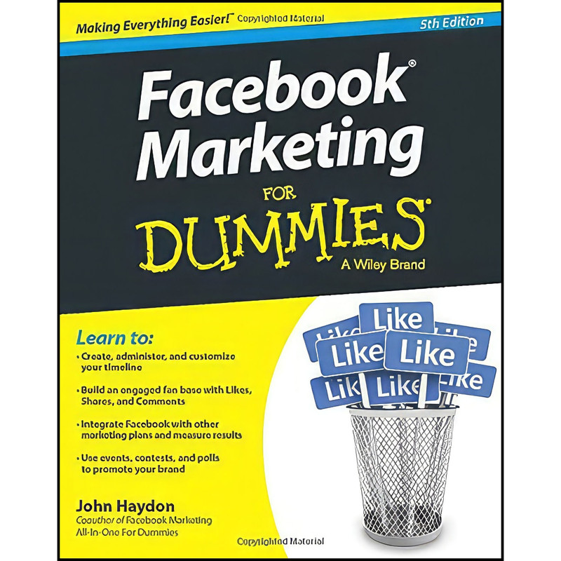 کتاب Facebook Marketing For Dummies 5th Edition اثر John Haydon انتشارات Dummies Tech