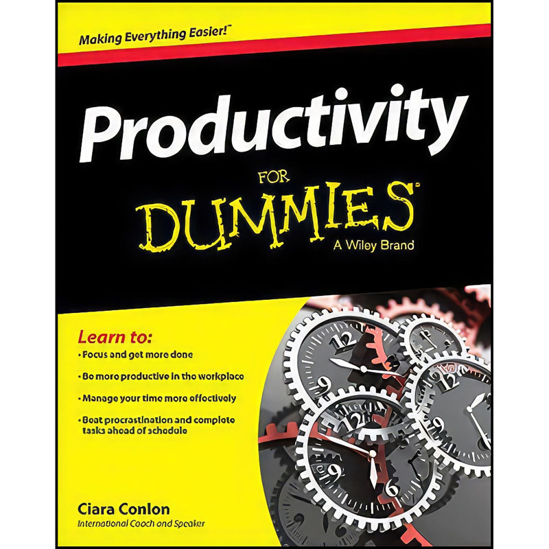 کتاب Productivity For Dummies اثر Ciara Conlon انتشارات For Dummies
