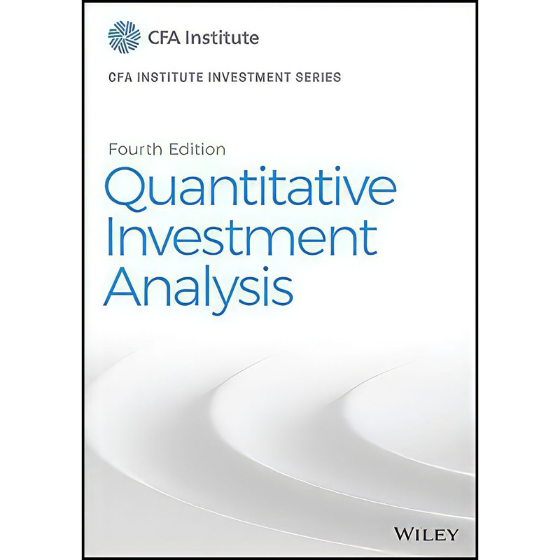 کتاب Quantitative Investment Analysis  اثر CFA Institute انتشارات Wiley