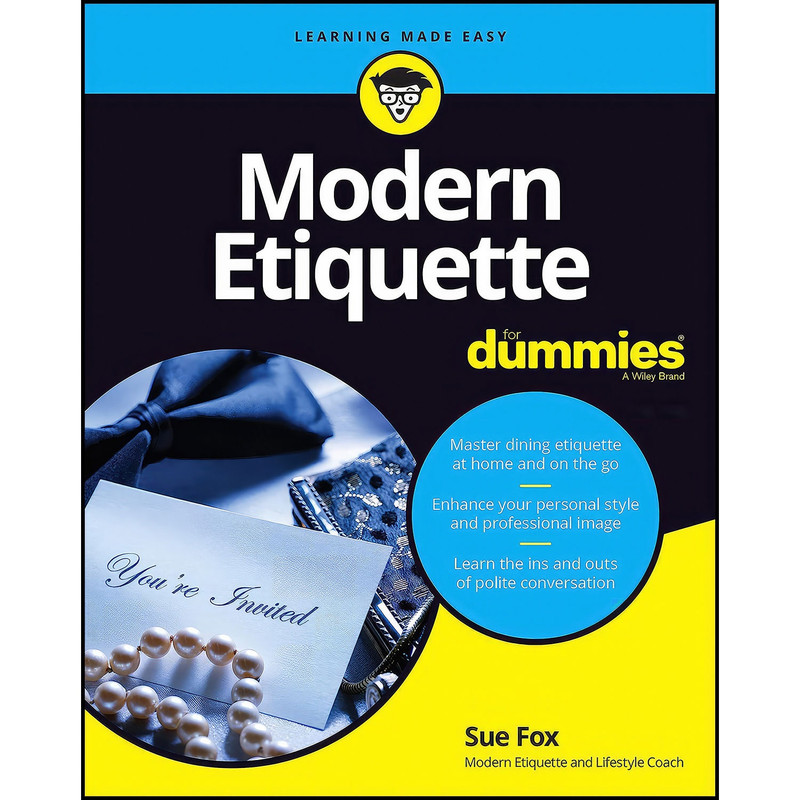 کتاب Modern Etiquette For Dummies اثر Sue Fox انتشارات For Dummies