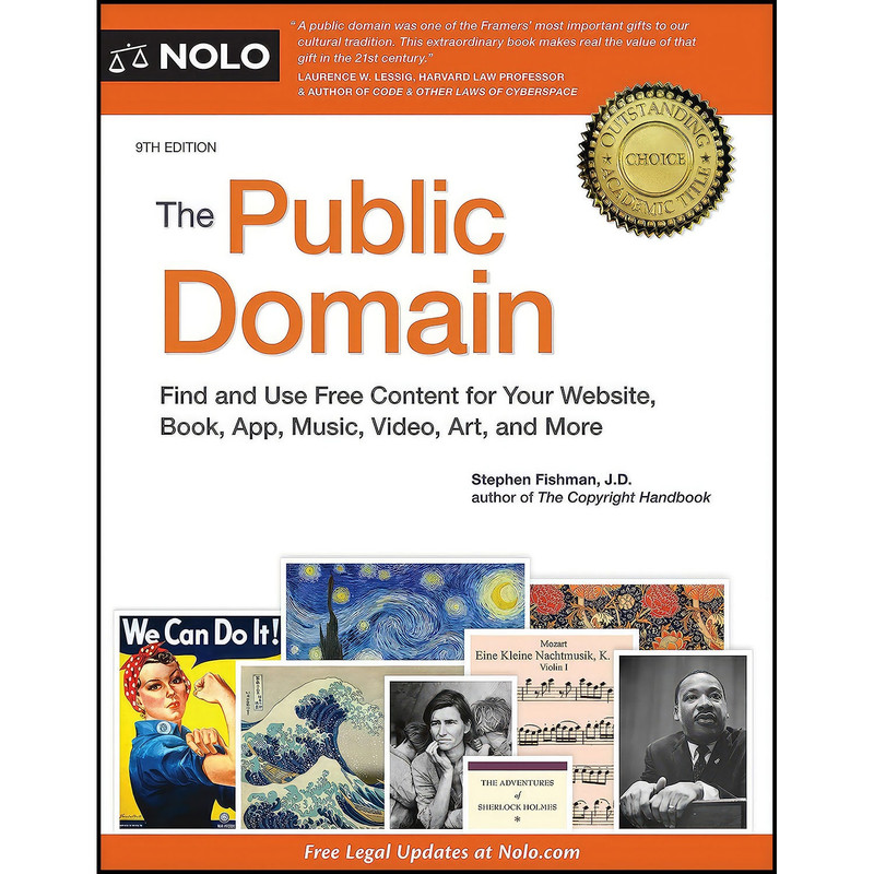 کتاب The Public Domain اثر Stephen Fishman انتشارات NOLO
